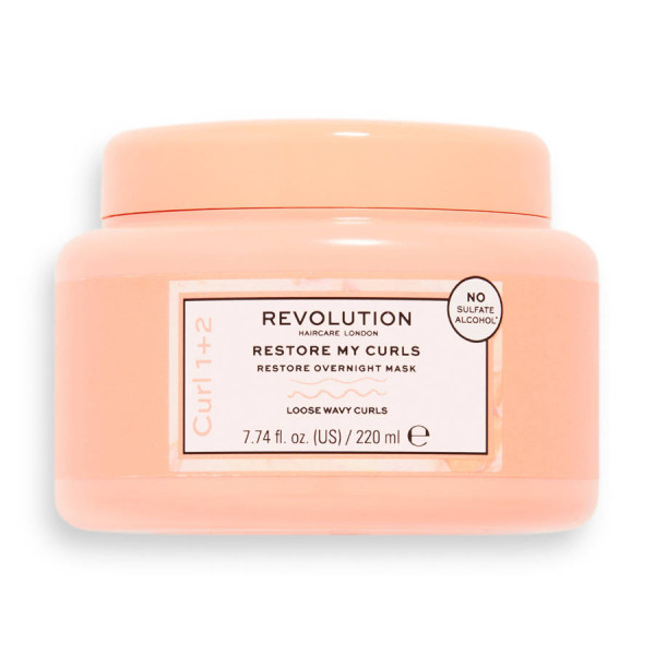 Revolution Restore My Curls Restore Overnight Mask nakts matu maska, 220 ml