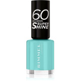 Rimmel 60 Seconds Super Shine ātri žūstoša nagu laka, tonis: 878 Roll In The Grass, 8 ml