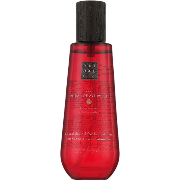 Rituals The Ritual of Ayurveda Natural Dry Oil ķermeņa un matu eļļa sausam ķermenim un matiem, 100 ml