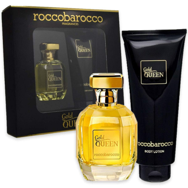 Roccobarocco Gold Queen EDP komplekts sievietēm (EDP, 100 ml + ķermeņa losjons, 200 ml)