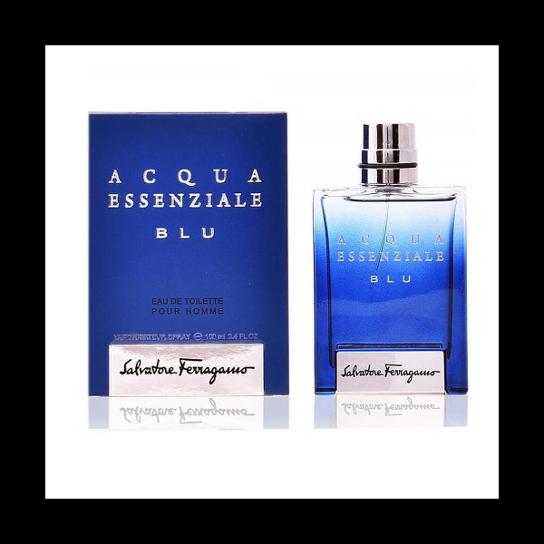 Salvatore Ferragamo Acqua Essenziale Blu EDT tualetes ūdens ūdens vīriešiem, 100 ml