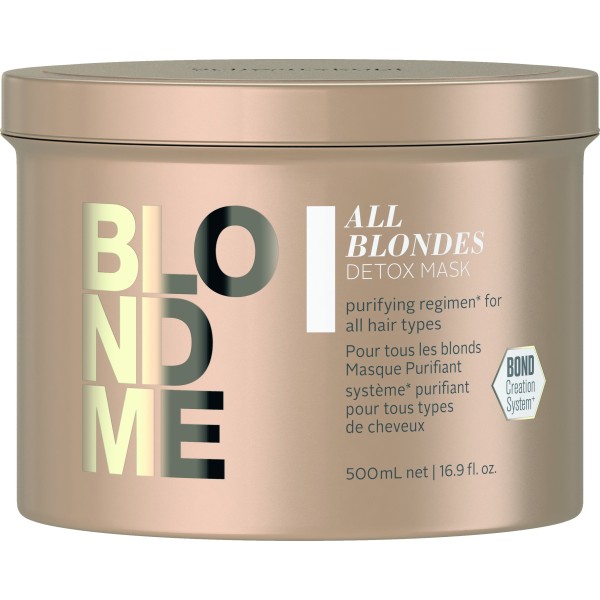 Schwarzkopf Professional Blond Me All Blondes Detox Mask Detoksikācijas maska, 500 ml