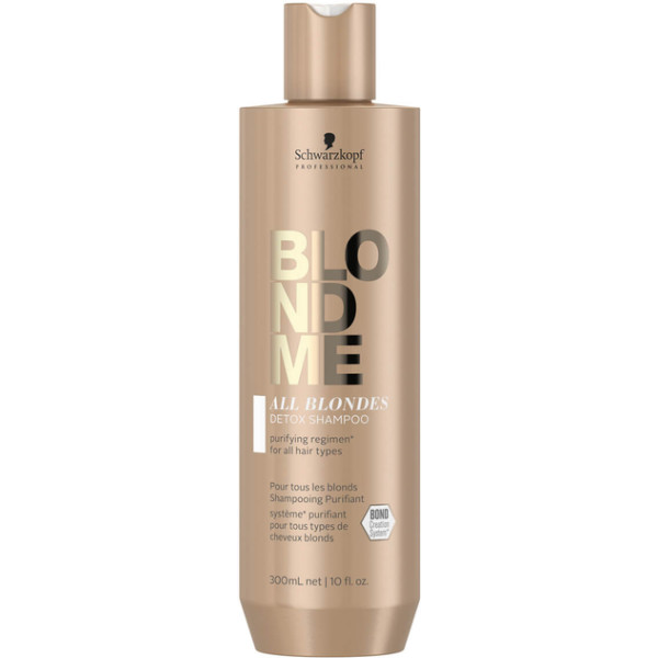 Schwarzkopf Professional Blondme All Blondes Detox Shampoo šampūns, 300 ml