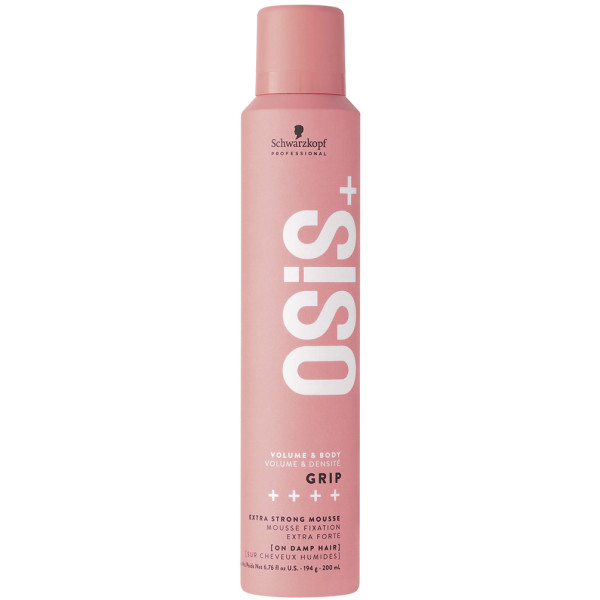 Schwarzkopf Professional Osis Grip Extreme Hold Mousse matu putas, 200 ml