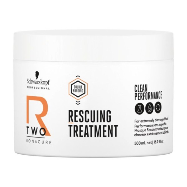 Schwarzkopf Professional R-TWO Rescuing Treatment atjaunojoša matu maska, 500 ml