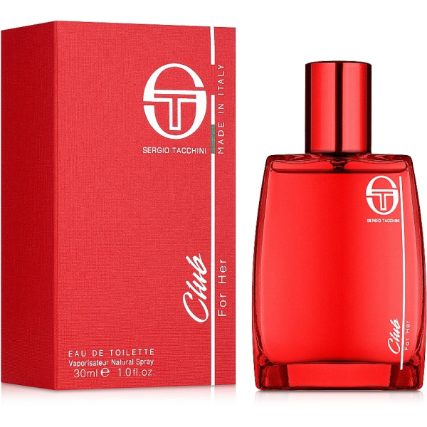 Sergio Tacchini Club For Her EDT tualetes ūdens sievietēm, 30 ml