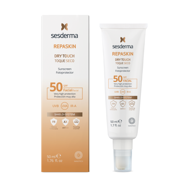 Sesderma reskin dry touch spf50 sauļošanās līdzeklis sejai, 50 ml