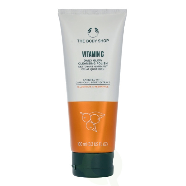 The Body Shop Daily Glow Cleansing Polish C vitamīna pīlinga tīrīšanas līdzeklis 100 ml