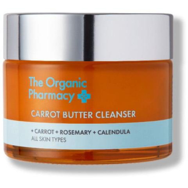 The Organic Pharmacy Carrot Butter Cleanser burkānu sviesta sejas tīrīšanas līdzeklis, 50 ml