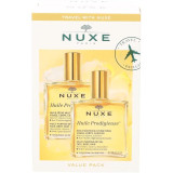 Travel With Nuxe Huile Prodigieuse Multi Usage Dry Oil Duo Set sausās eļļas komplekts, 2 x 100 ml