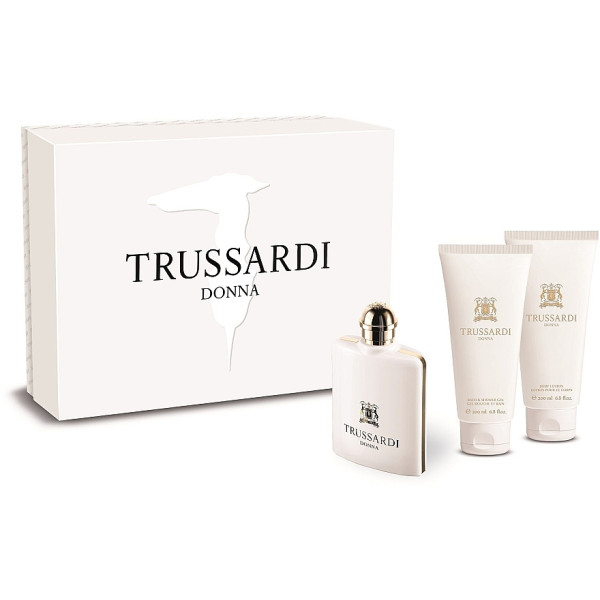 Trussardi Donna 2011 komplekts sievietēm (EDP, 100 ml + dušas želeja, 200 ml + ķermeņa losjons, 200 ml)