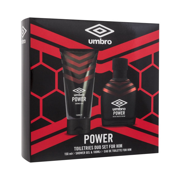 UMBRO spēka komplekts vīriešiem (EDT, 20 ml + dušas želeja, 60 ml)