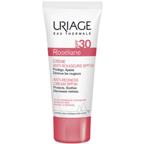 Uriage Roseliane Cream SPF 30 nomierinošs krēms apsārtušai sejas ādai, 40 ml 