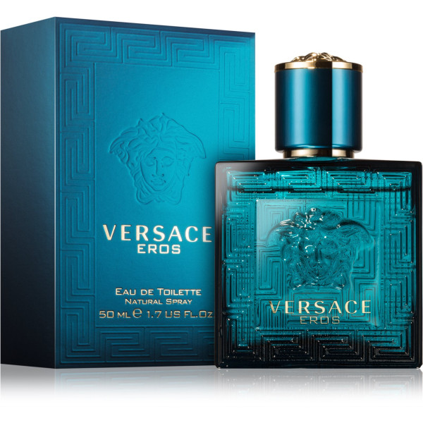 Versace Eros EDT tualetes ūdens vīriešiem, 50 ml