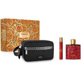 Versace Eros Flame komplekts vīriešiem (EDP, 100 ml + EDP, 10 ml + kosmētiskais)