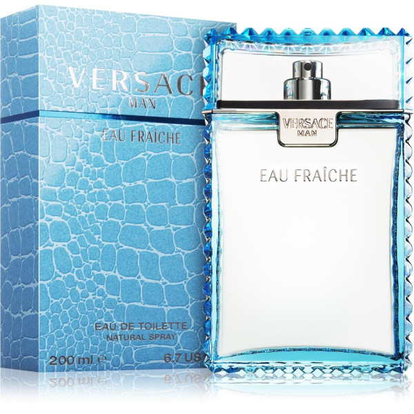 Versace Man Eau Fraiche EDT tualetes ūdens vīriešiem, 200 ml