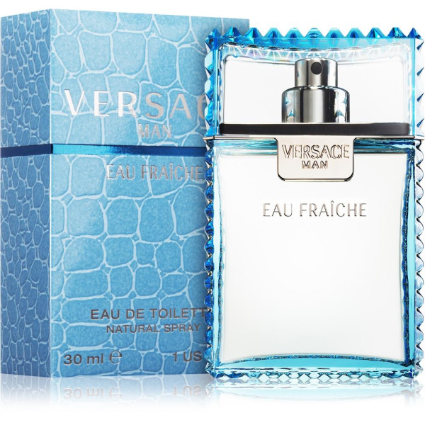 Versace Man Eau Fraiche EDT tualetes ūdens vīriešiem, 30 ml