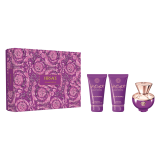 Versace Pour Femme Dylan Purple komplekts sievietēm (EDP, 50 ml + dušas želeja, 50 ml + ķermeņa losjons, 50 ml)