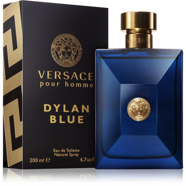 Versace Pour Homme Dylan Blue EDT tualetes ūdens vīriešiem, 200 ml