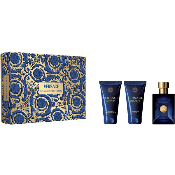 Versace Pour Homme Dylan Blue komplekts vīriešiem (EDT, 50 ml + dušas želeja, 50 ml + balzams pēc skūšanās, 50 ml)