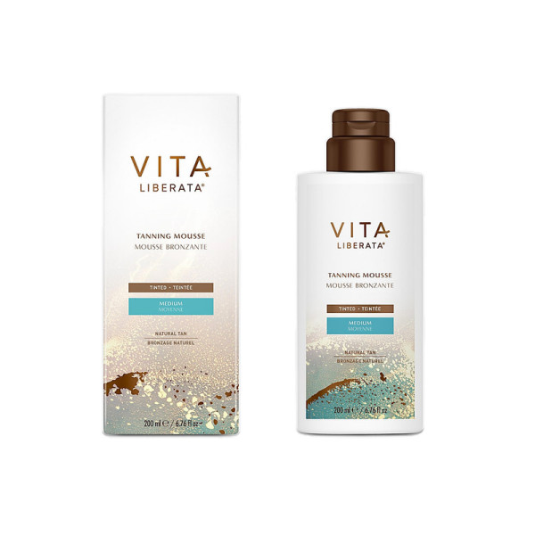 Vita Liberata Tanning Mousse Tonētas pašiedeguma putas ar ārējo bronzētāju, Vidējs, 200 ml