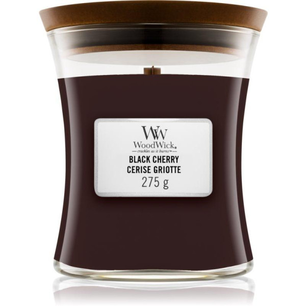 WoodWick Black Cherry aromātiskā svece, 275 g