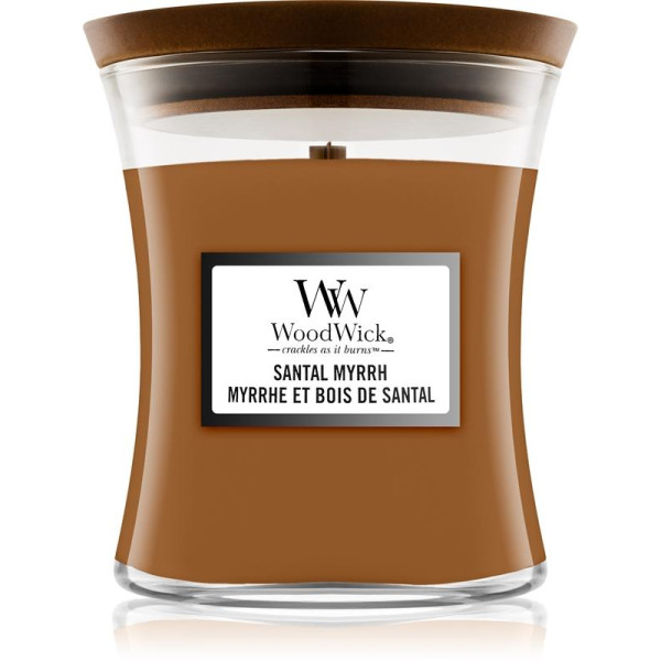 Woodwick Santal mirres aromātiskā svece, 275 g