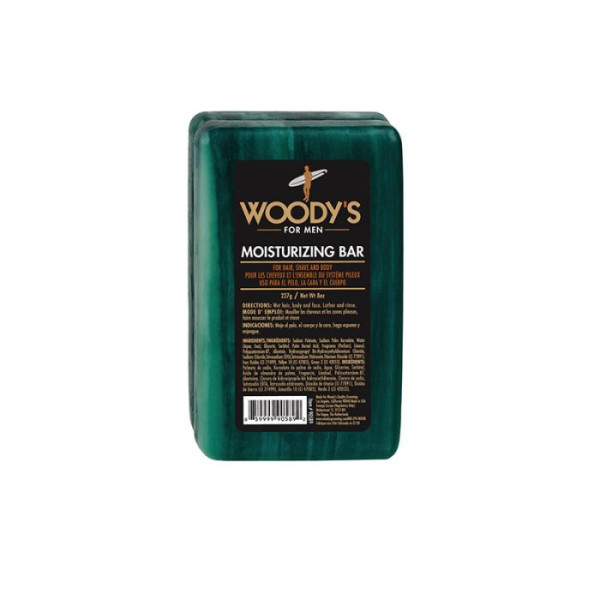 Woody's Moisturizing Bar mitrinošas ziepes, 227 g