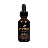 Woody's Shave Oil skūšanās nomierinoša bārdas skūšanās eļļa, 30 ml