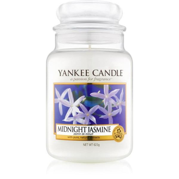 Yankee Candle Midnight Jasmine aromātiskā svece, 623 g