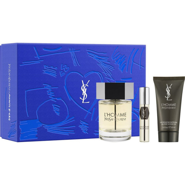 Yves Saint Laurent L´Homme EDT komplekts vīriešiem (EDT, 100 ml + EDT, 10 ml + dušas želeja, 50 ml)