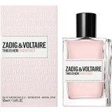 Zadigs un Voltērs Šī ir viņa! Neizģērbts EDP aromatizēts ūdens sievietēm, 50 ml